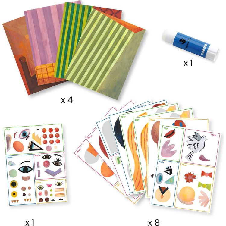 Inspired By Pablo Picasso – Collages and Stickers - FAO Schwarz