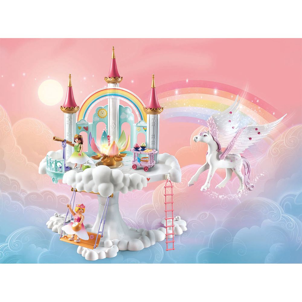 Rainbow Castle in the Clouds Playset - FAO Schwarz