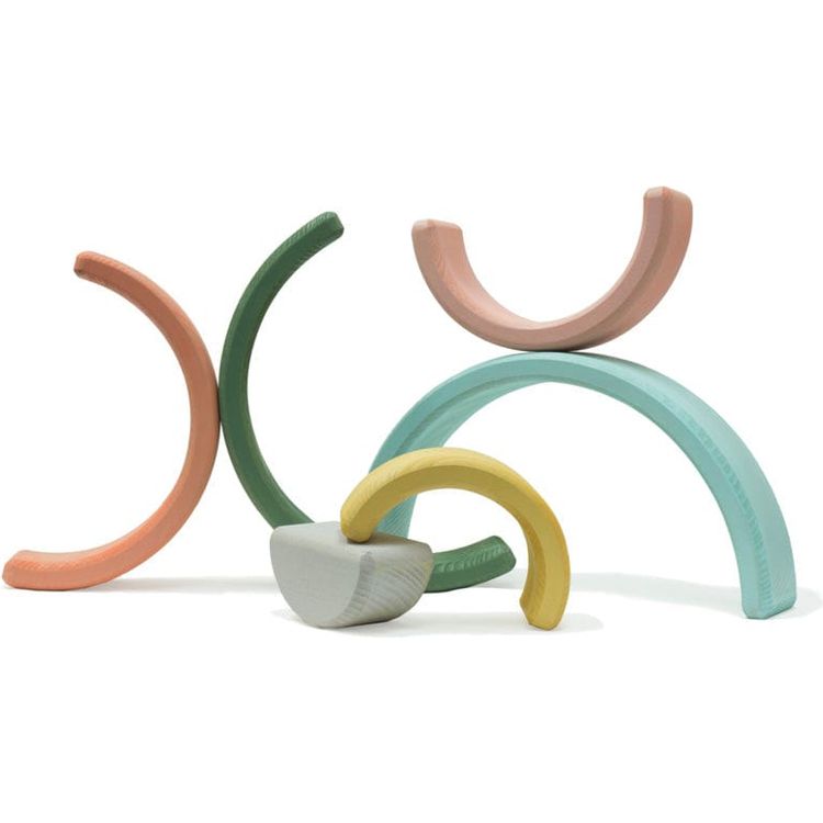 Rainbow Nesting Blocks - FAO Schwarz