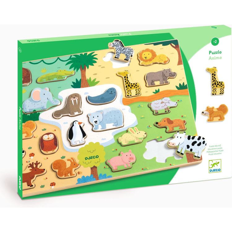 Wooden Animal Puzzle - FAO Schwarz