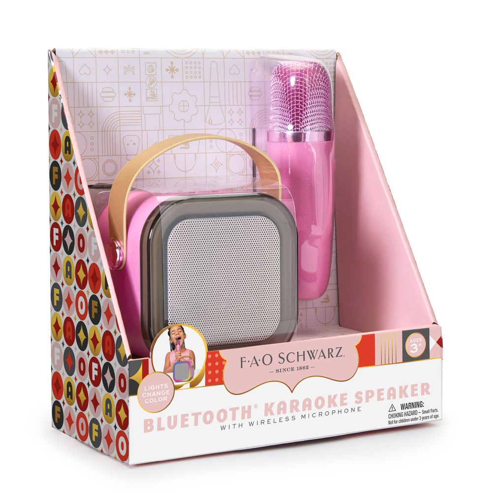 Bluetooth Karaoke Speaker with Wireless Microphone - FAO Schwarz