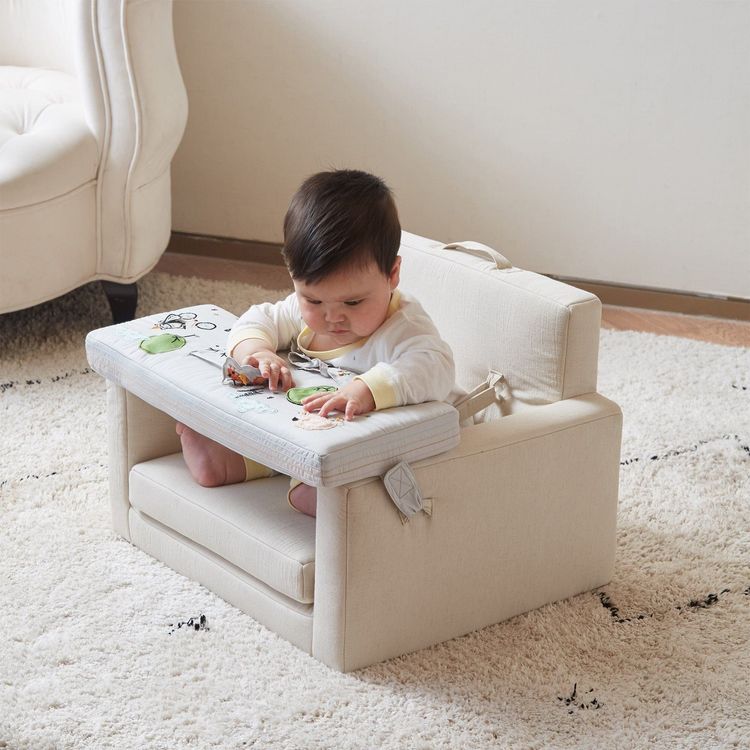 Rolling Along Square Interactive Chair – Neutral - FAO Schwarz