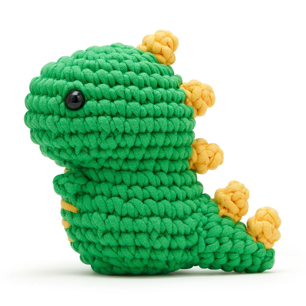 Fred the Dino Learn to Crochet Kit - FAO Schwarz