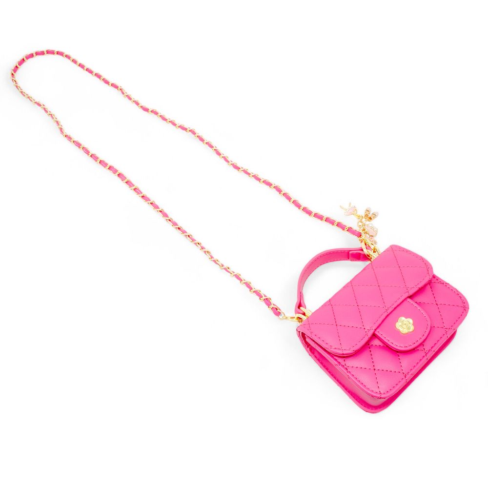Tiny Quilted Ballet Charm Handbag - FAO Schwarz