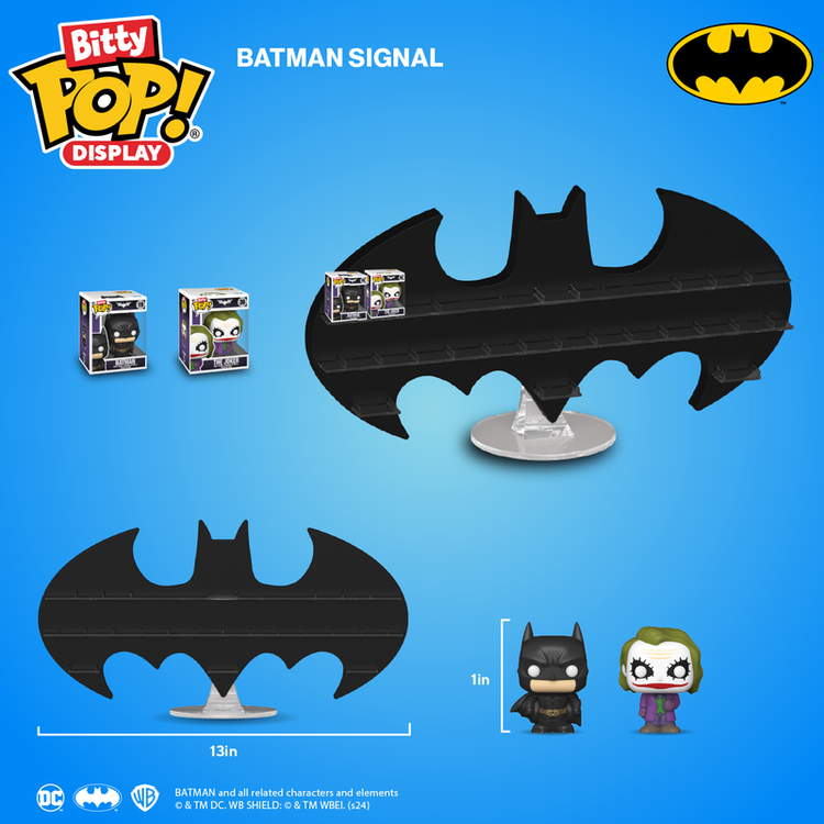 DC Comics Bitty Pop! Display Bat-Signal - FAO Schwarz