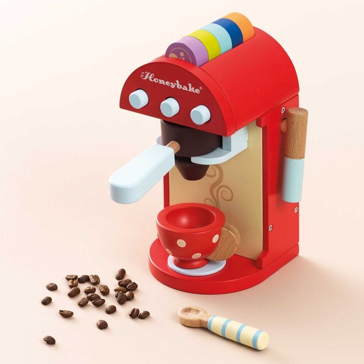 Wooden Toy Coffee Machine & Pods - FAO Schwarz