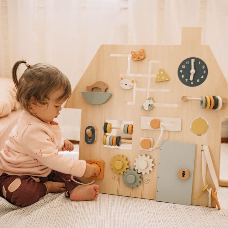 Wooden Busy Board - FAO Schwarz