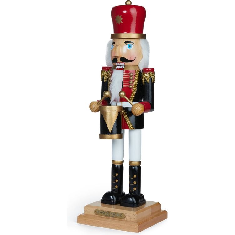 20 Inch Drumming Wooden Prince Nutcracker - FAO Schwarz