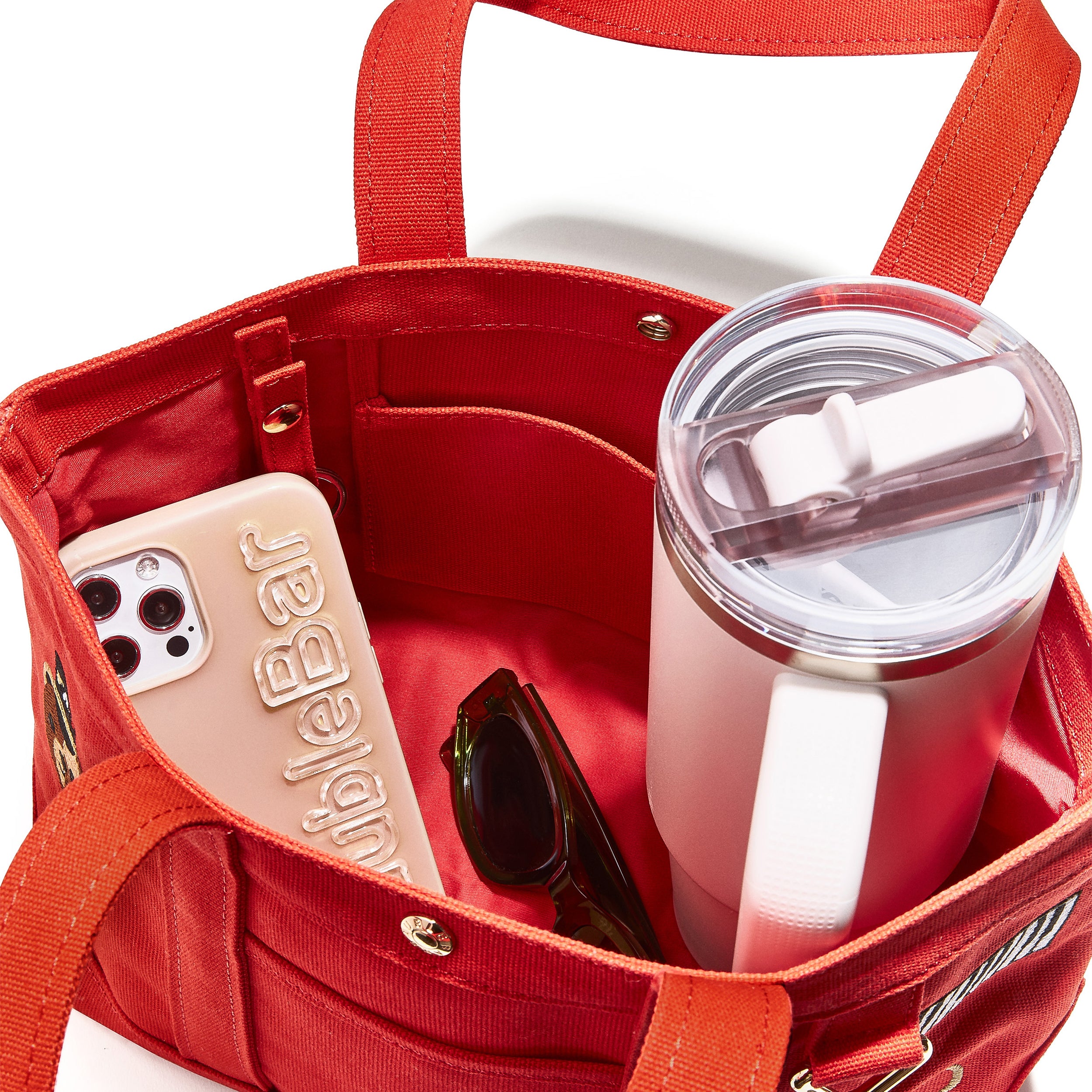 FAO x BaubleBar Small Tote Bag – Red - FAO Schwarz