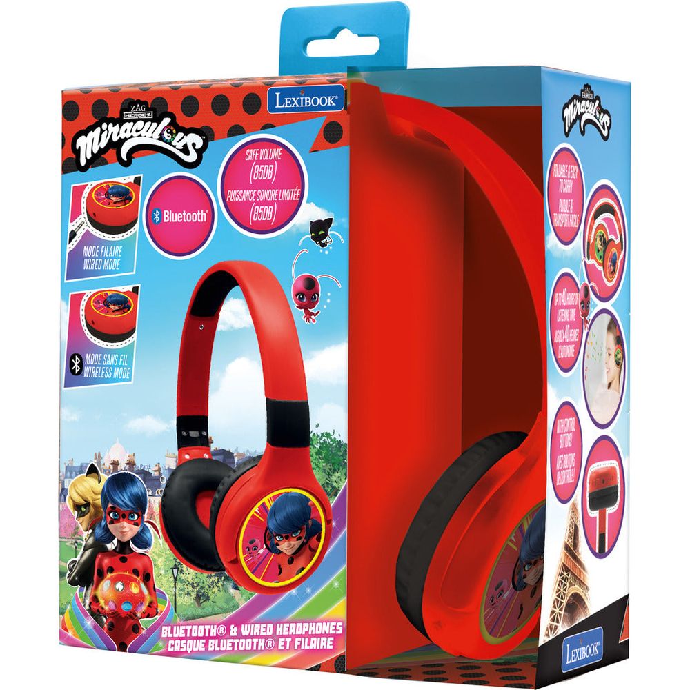 2 in 1 Bluetooth & Wired Foldable Headphones - FAO Schwarz