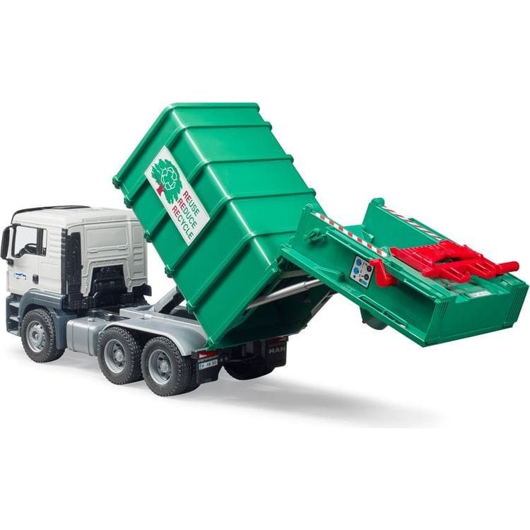 MAN TGS Rear Loading Garbage Truck (Green) - FAO Schwarz