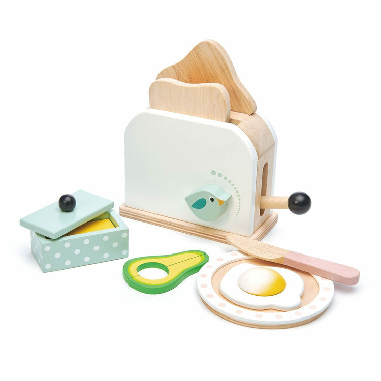 Wooden Mini Chef Breakfast Toaster Set - FAO Schwarz
