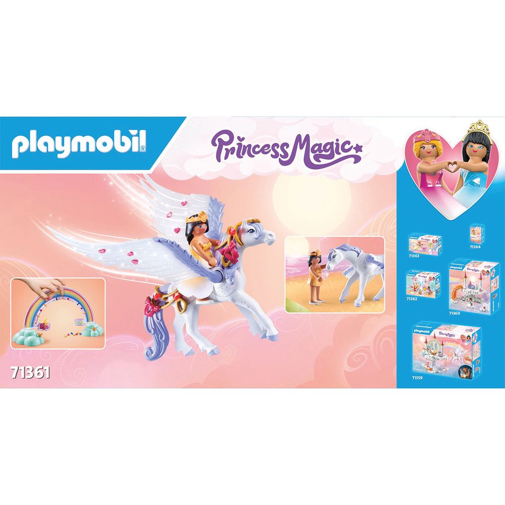 Pegasus with Rainbow in the Clouds Playset - FAO Schwarz