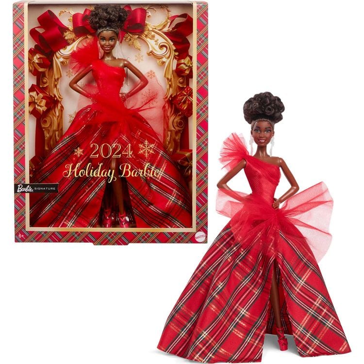 2024 Barbie Holiday Doll – Black Hair - FAO Schwarz