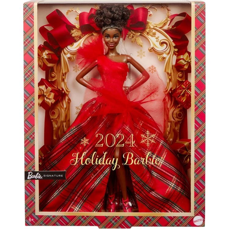 2024 Barbie Holiday Doll – Black Hair - FAO Schwarz
