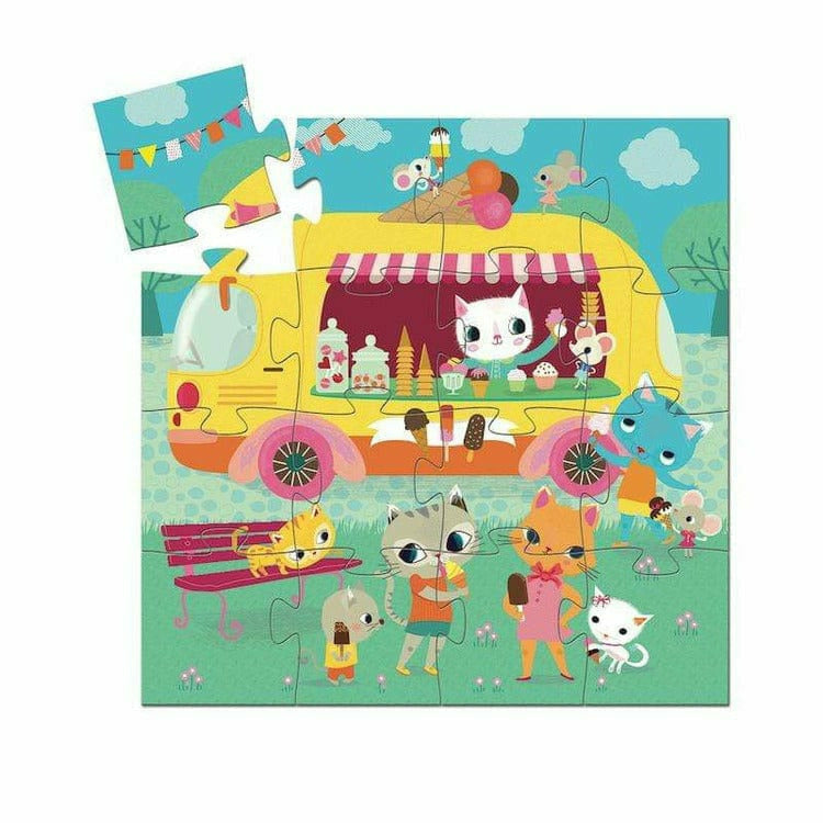 Ice Cream Truck Mini Jigsaw Puzzle - FAO Schwarz