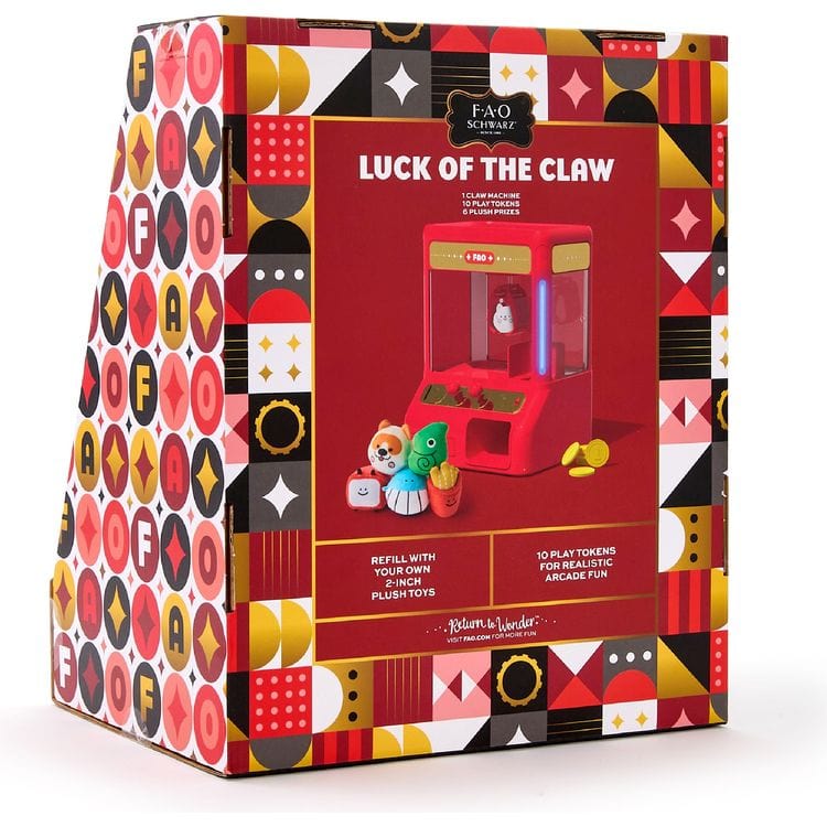 Arcade Claw Game with Plush Prizes - FAO Schwarz