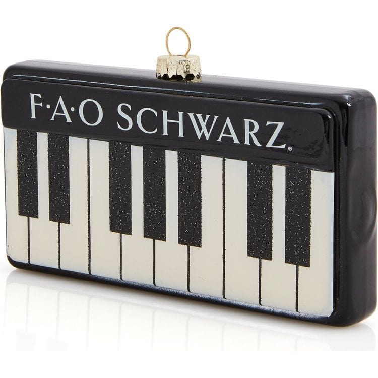 FAO Piano Glass Ornament - FAO Schwarz