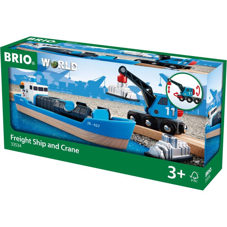 Freight Ship and Crane - FAO Schwarz