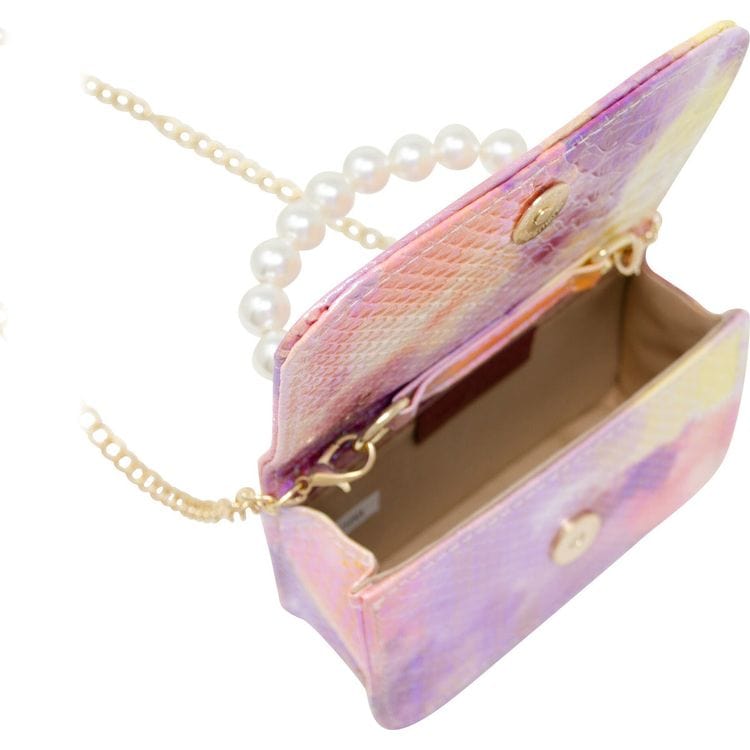Tie Dye Crocodile Pearl Handle Bag - FAO Schwarz