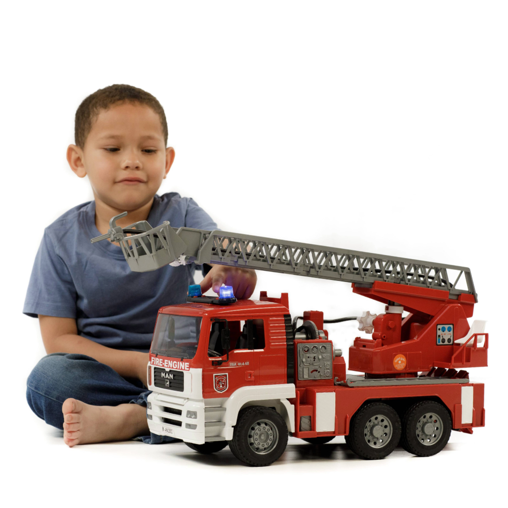 MAN Fire Engine with Selwing Ladder - FAO Schwarz