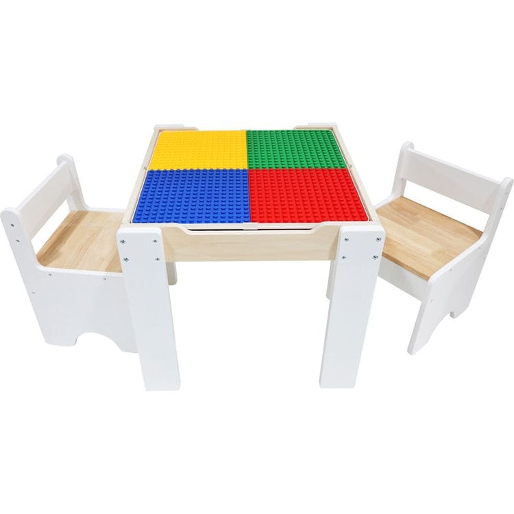 Multi-Activity Table with Reversible Tabletop & Chairs Set - FAO Schwarz