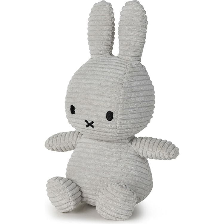 9″ Miffy ECO Corduroy Grey Plush - FAO Schwarz