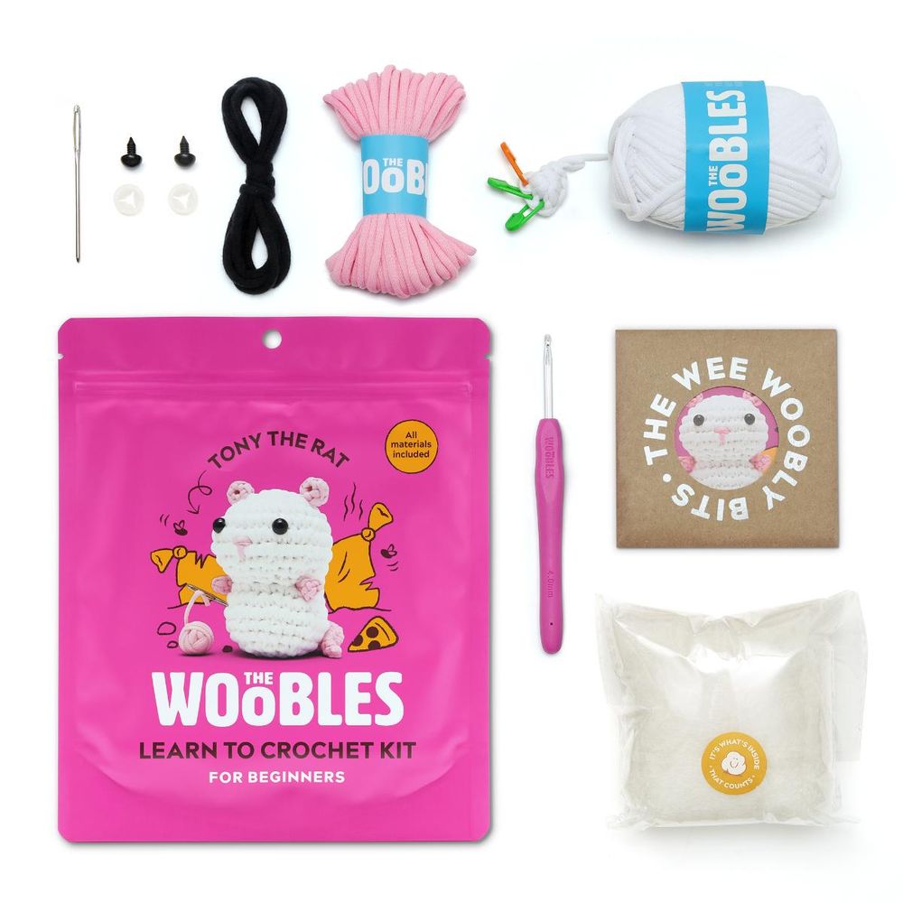 Tony the Rat Learn to Crochet Kit - FAO Schwarz