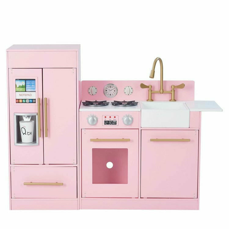 Teamson Kids Little Chef Charlotte 2-Piece Modular Wooden Play Kitchen, - FAO Schwarz