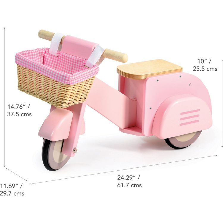 Pink Scooter with Basket - FAO Schwarz