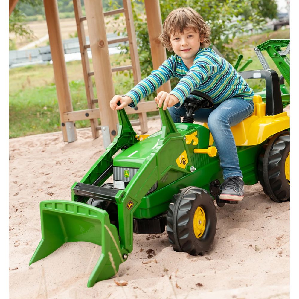 John Deere Pedal Loader With Backhoe - FAO Schwarz