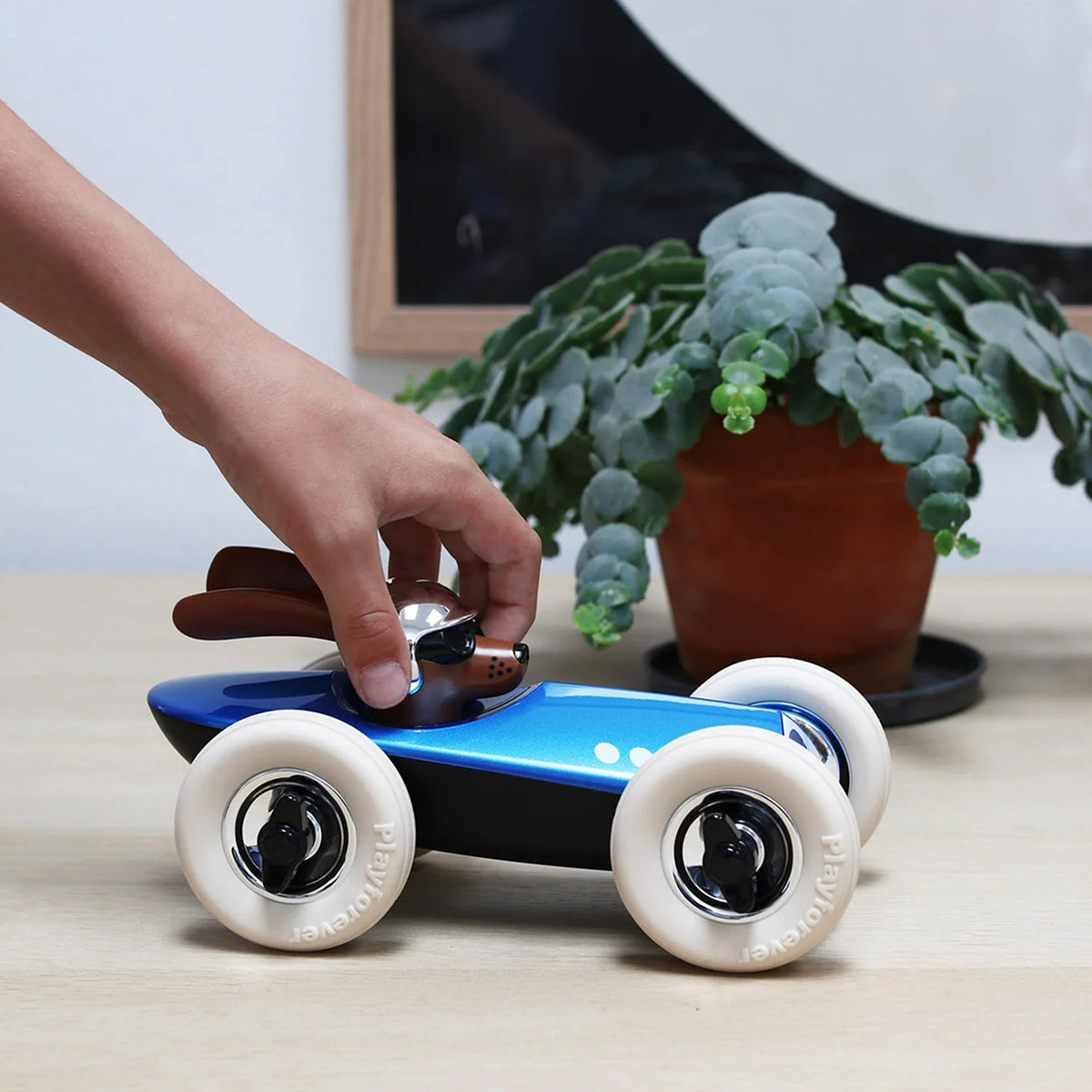 Rufus Bertie Toy Car – Blue - FAO Schwarz