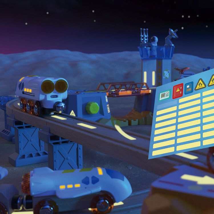 Mars Launch Rail Set - FAO Schwarz