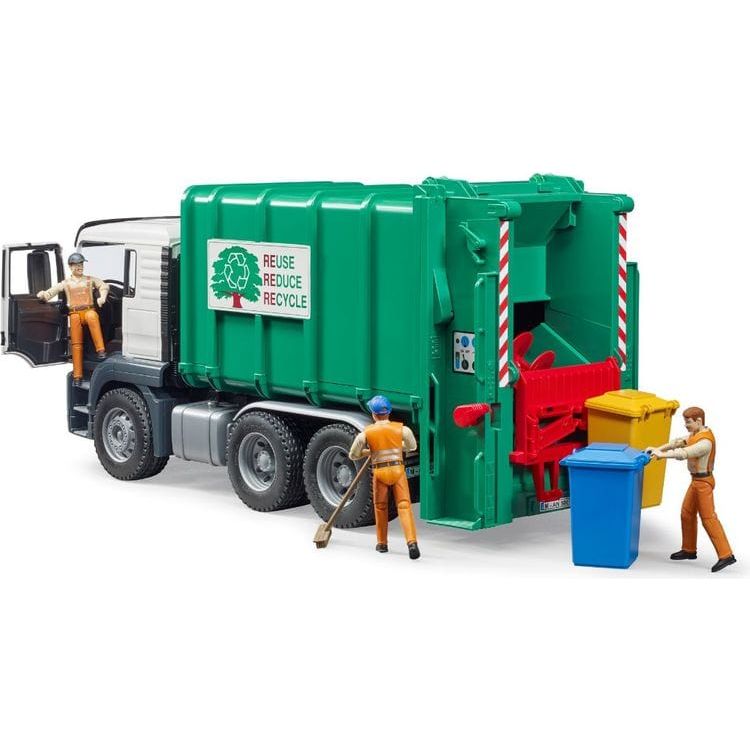 MAN TGS Rear Loading Garbage Truck (Green) - FAO Schwarz