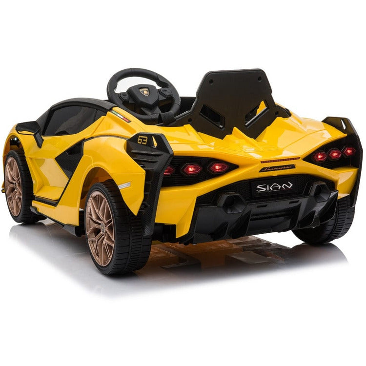 Lamborghini Sian 12V Yellow - FAO Schwarz