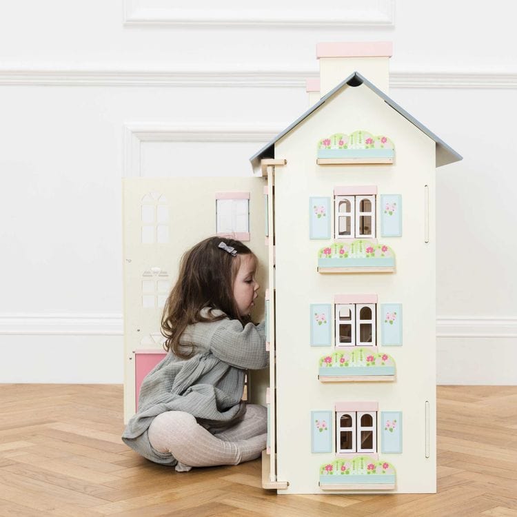 Cherry Tree Hall Wooden Dollhouse - FAO Schwarz