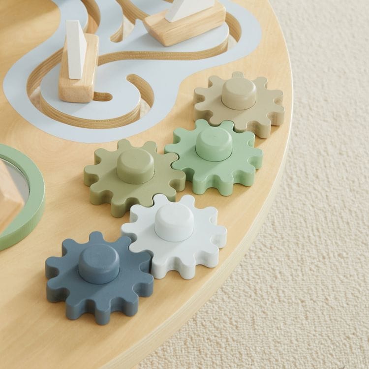 Hi-Lo Wood Activity Table - FAO Schwarz