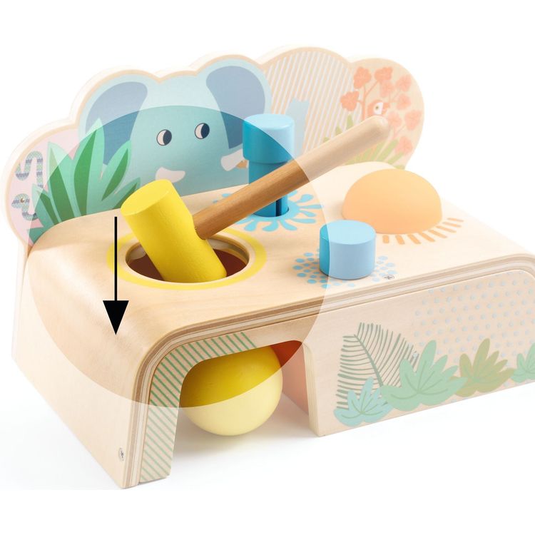 Multi Tap Hammer Wooden Toy - FAO Schwarz
