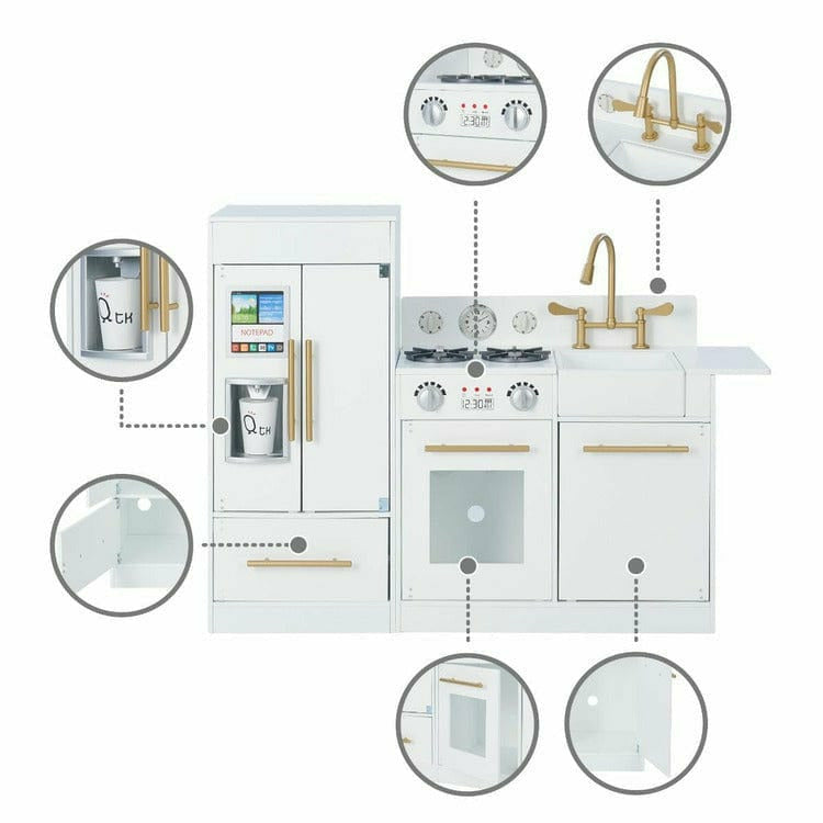 Little Chef Boston Classic Play Kitchen & Cookware – White - FAO Schwarz