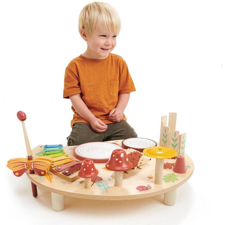 Wooden Musical Table Activity Toy - FAO Schwarz