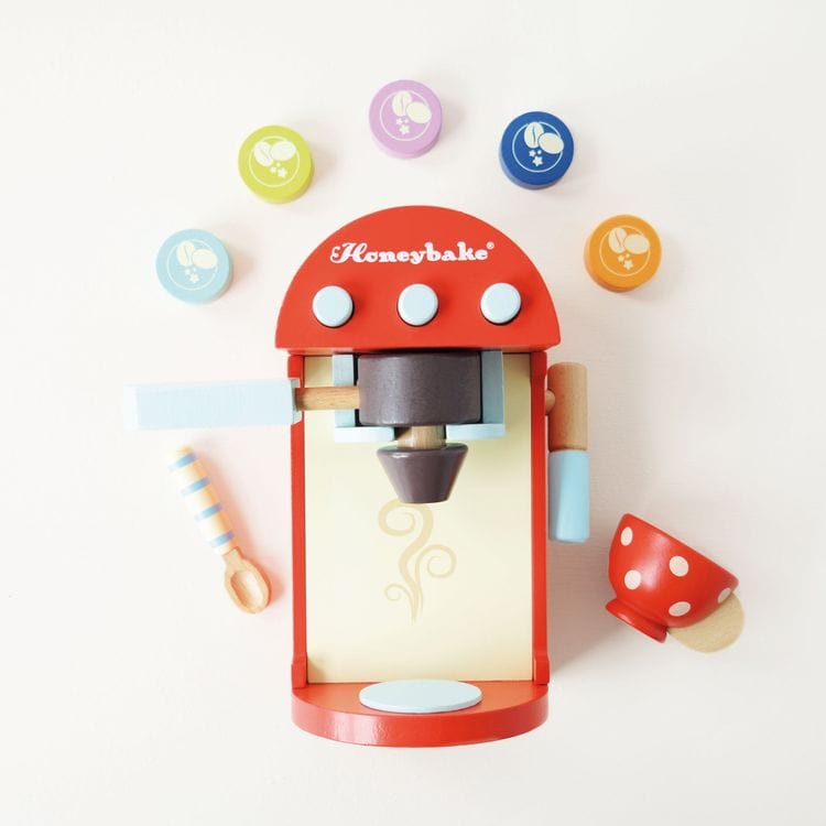 Wooden Toy Coffee Machine & Pods - FAO Schwarz