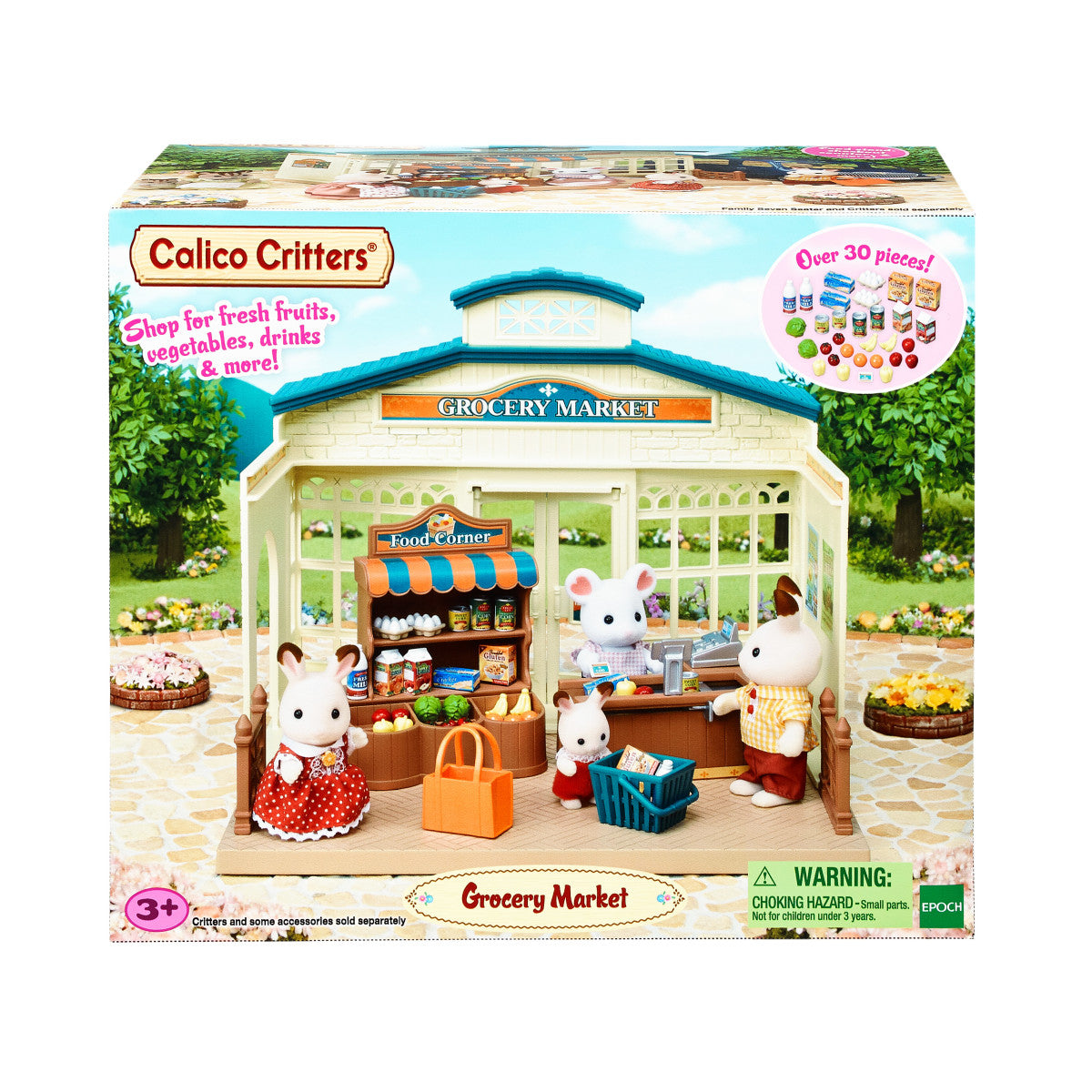 Calico Critters Grocery Market Stand Playset - FAO Schwarz