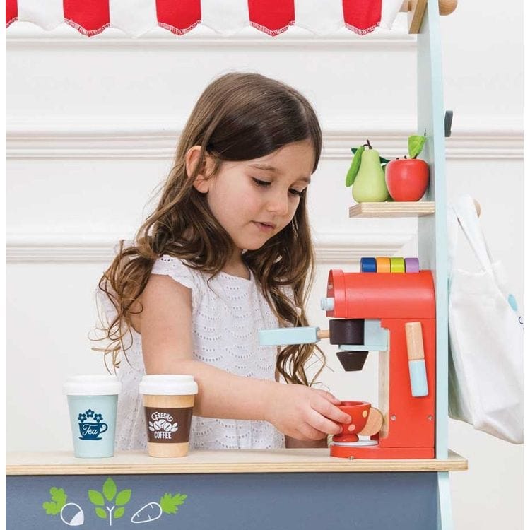 Wooden Toy Coffee Machine & Pods - FAO Schwarz