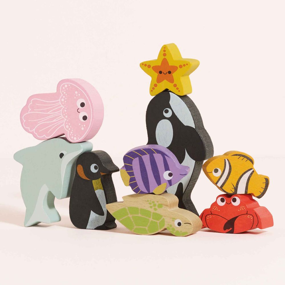 Ocean Life Stacking Animals & Bag - FAO Schwarz