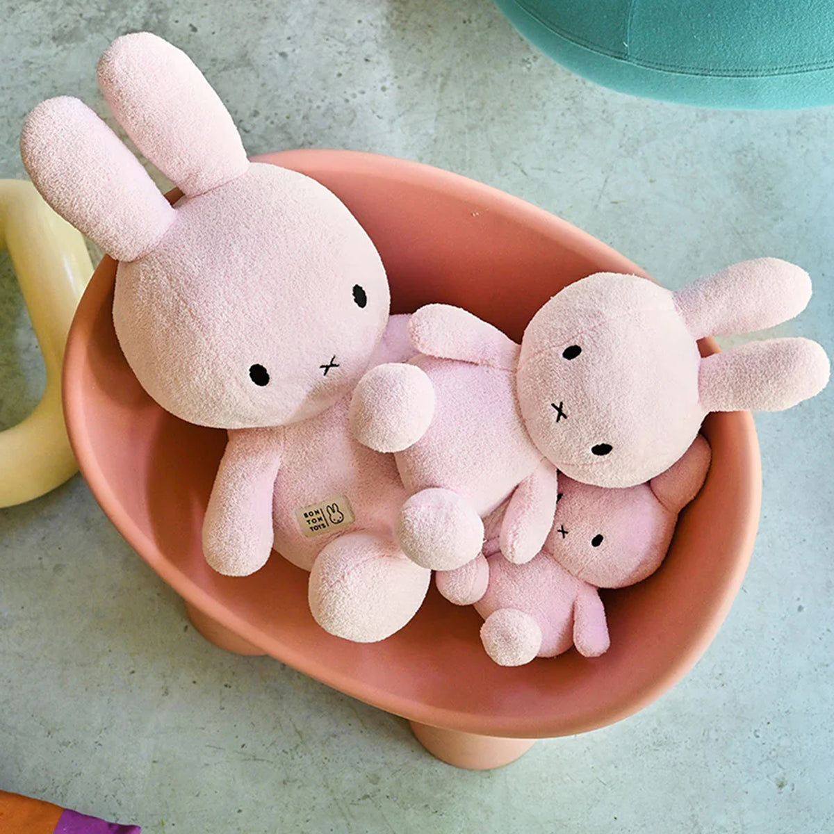 27.5″ Miffy Sitting Terry Plush – Light Pink - FAO Schwarz