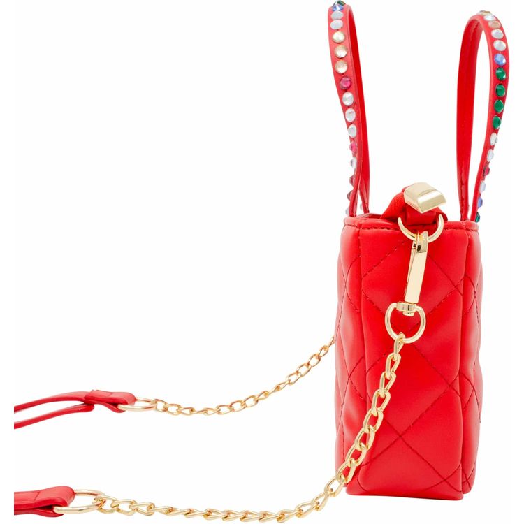 Quilted Rhinestone Tote Bag – Red - FAO Schwarz
