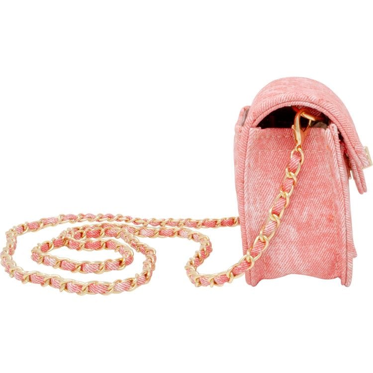 Tie Dye Quilted Denim Handbag – Pink - FAO Schwarz