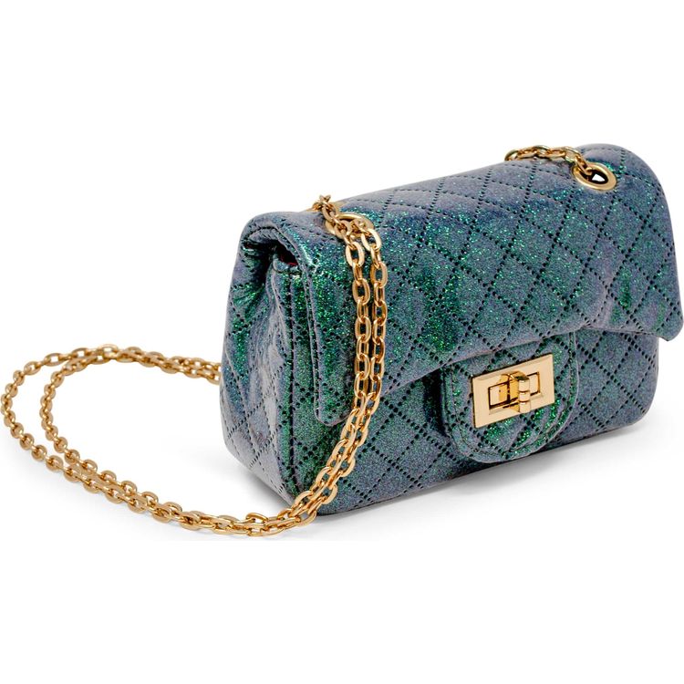 Classic Quilted Sparkle Mini Purse - FAO Schwarz