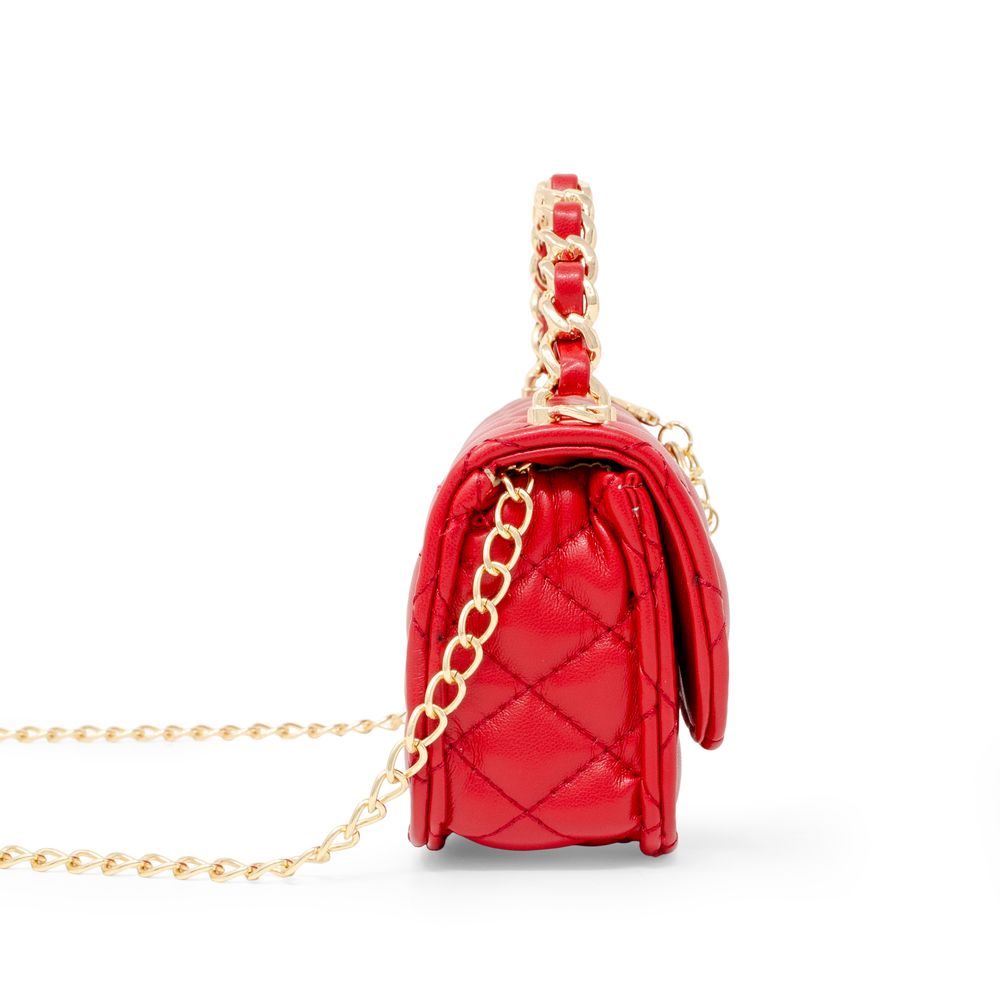 Classic Link Chain Handle Handbag – Red - FAO Schwarz