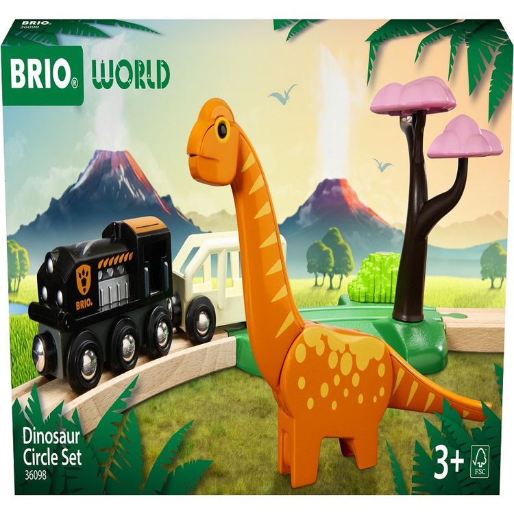 Dinosaur Circle Train Set - FAO Schwarz